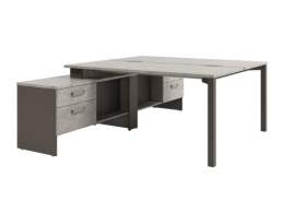 Стол с опорной тумбой D-424